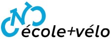 Logo «école+vélo»