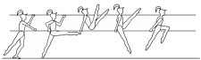 Ginnastica/Ginnastica agli attrezzi: Parallele asimmetriche