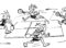 Rückschlagspiele mit Kindern – Einstiegsspiele: Street Racket Rundlauf