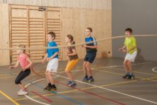J+S-Kindersport – Nationalturnen: Lektion 5 – Hochweitsprung: «Sprungkraft» 
