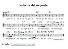 I rituali nello sport per i bamibni – Canzoncine per la fase iniziale: La danza del serpente