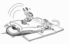 Il coraggio si impara – Postazioni annesse: Salto pneumatico