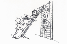 Il coraggio si impara – Postazioni annesse: Parete nord