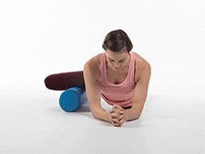 Allenamento con attrezzi − Foam roller: Adduttori e parte inferiore della schiena