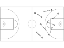 Basketball in der Schule – Dribbling: Bienenschwarm