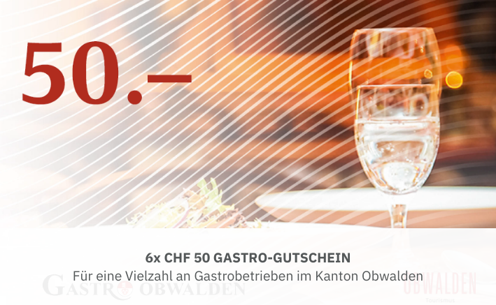 Gastro-Gutscheine für den Kanton Obwalden
