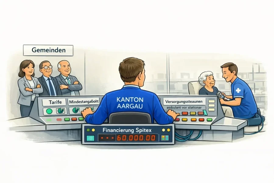 Kanton Aargau Cartoon