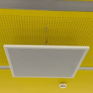 Shure MXA920 Decken-Arraymikrofon für perfekte Sprachverständlichkeit.