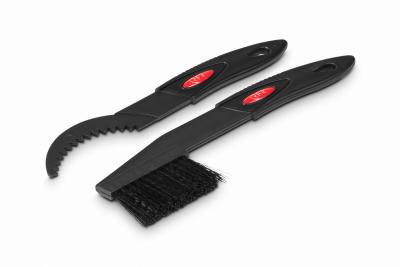 Zahnkranzbürste und -kratzer Set