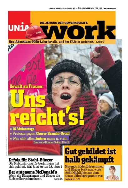 Titelbild Workzeitung