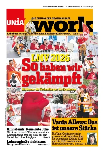 Titelbild Workzeitung